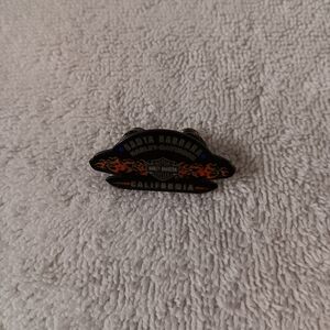 Harley-Davidson Black and Orange Pin